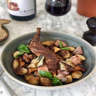 Lapin chasseur et gnocchis de pommes de terre Recettes faciles